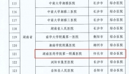喜讯！湖南医药学院第一附属医院获批国家卫生健康委医政司临床专科能力建设联系单位
