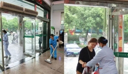风雨无阻，守护健康 ——湖医附一医院门诊护士雨中显真情